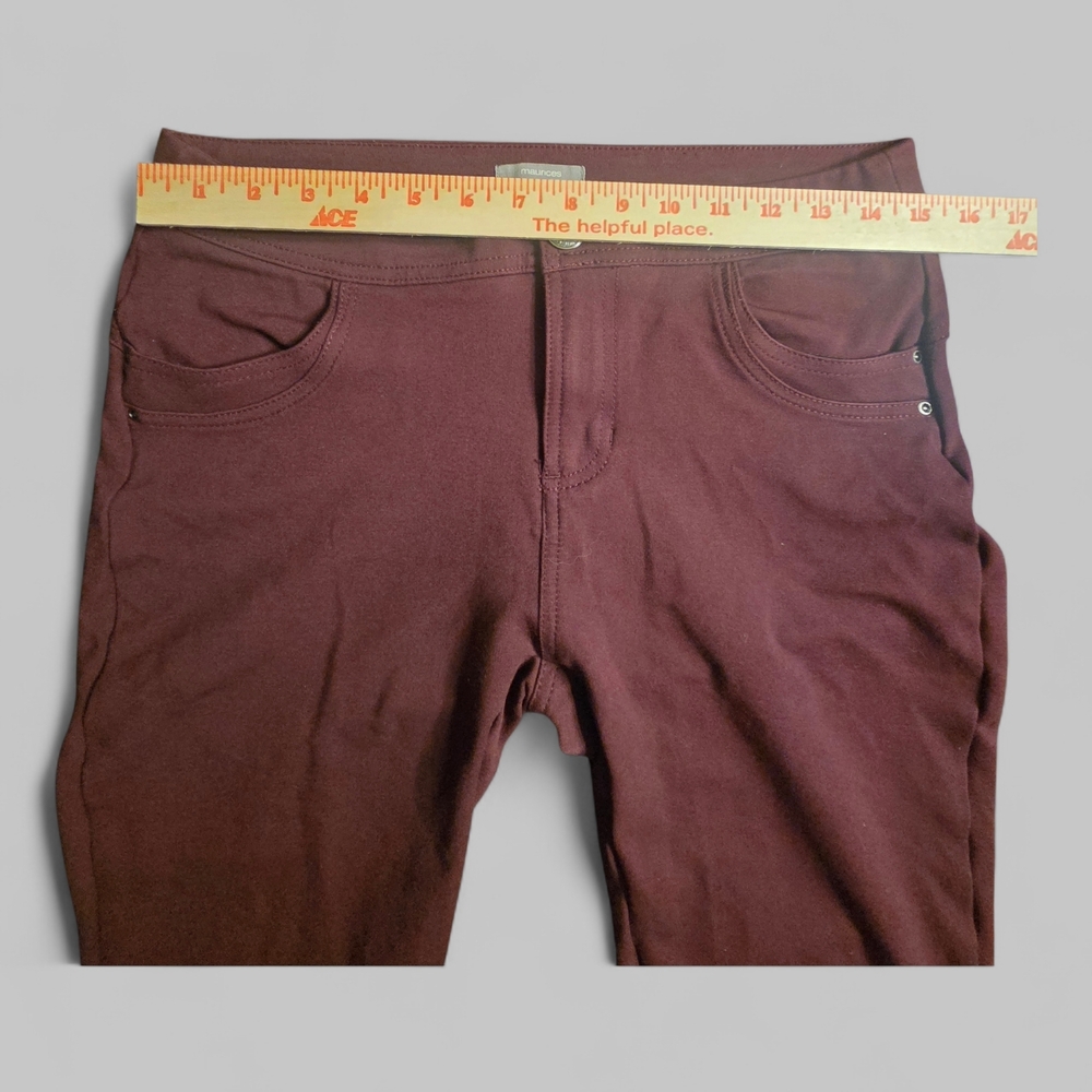 Maurices Burgundy Skinny Pants - Picture 5 of 8